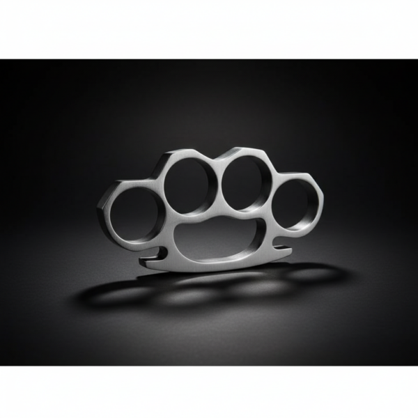 Bel2081 American fist pm piranha titanium finiš 11x6cm novo