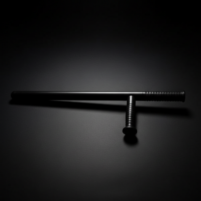 Tonfa polikarbonat 60 cm. s ravnim